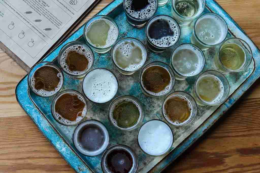 Is beer tasting tray