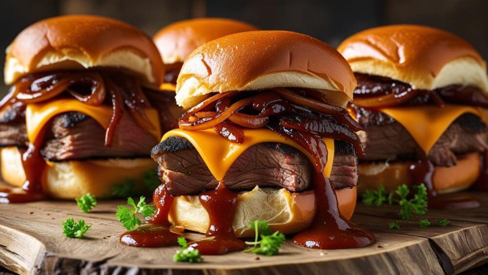 brisket sliders burger () ()