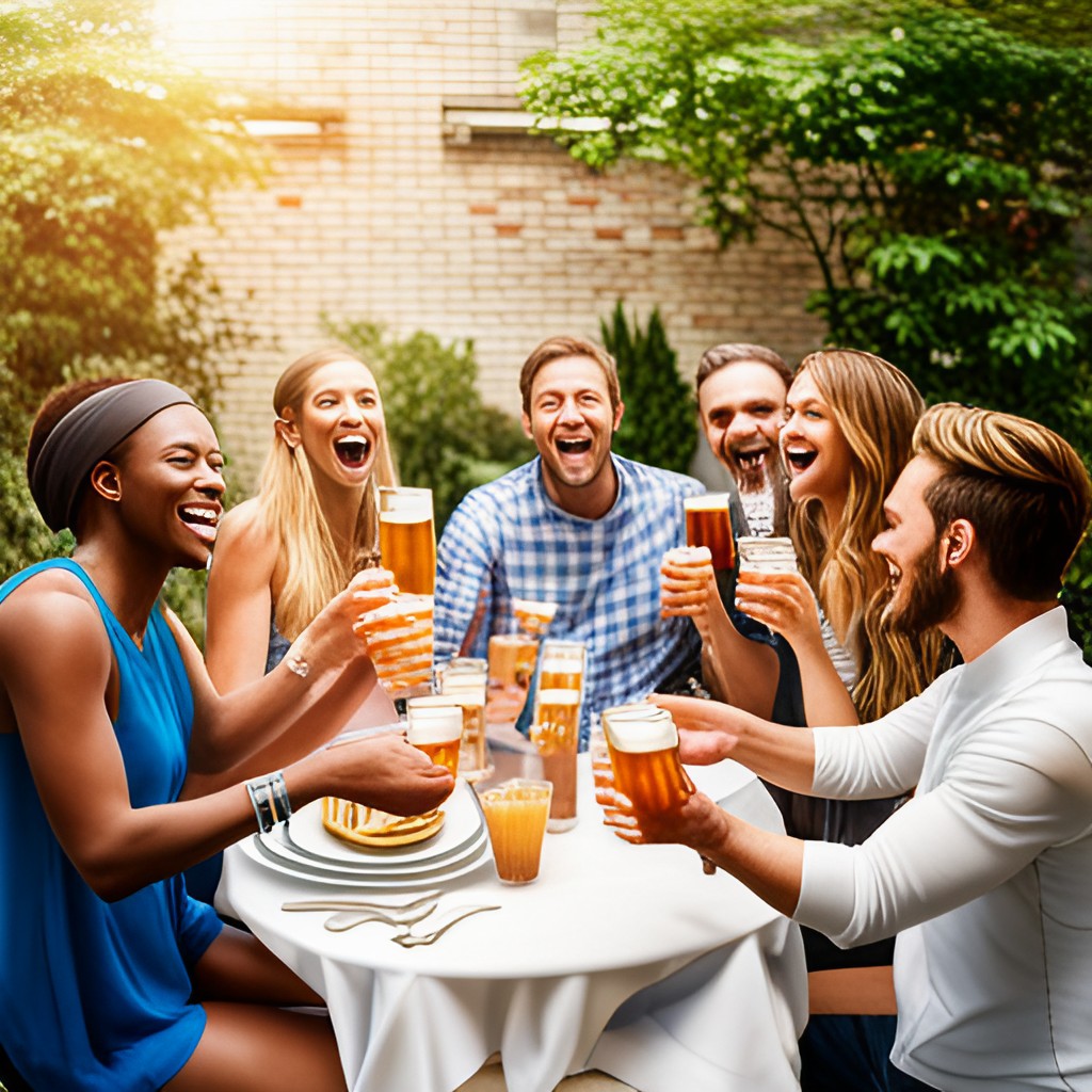 Plates piled high, brews poured to perfection, and stories spilling across the table like vintage wine.