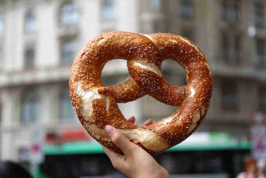 Big Pretzels for snacking with beer